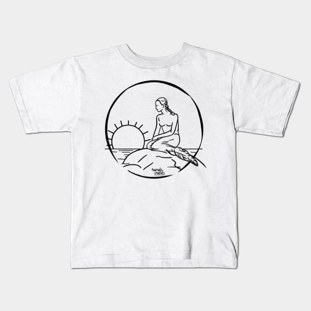 Denmark: The little mermaid Kids T-Shirt by Aurealis